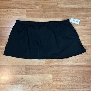Swimsuits For All Women’s Black Swimsuit Skort New Size 30 Plus Size